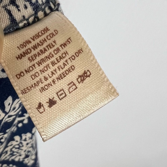 Anthropologie Do Everything in Love Boho Print Fringed Kimono. One size - Picture 5 of 6